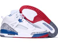 Authentic Air Jordan Spizike White Varsity Red True Blue Shoes